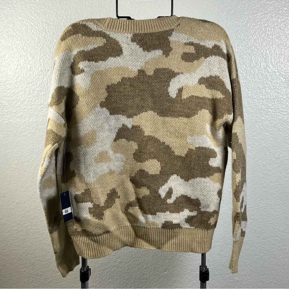 Lucky Brand Women’s Camouflage Knit Cardigan Size M - Picture 4 of 12